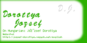 dorottya jozsef business card